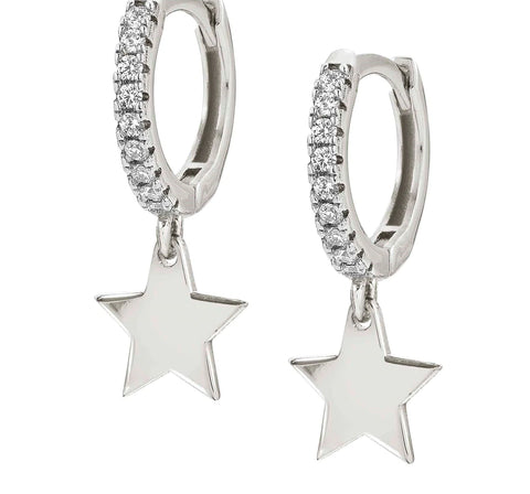 Diamond Initial Stud Earrings  Zoe Lev Jewelry