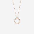 Diamond Circle of Life Necklace - 18ct Gold