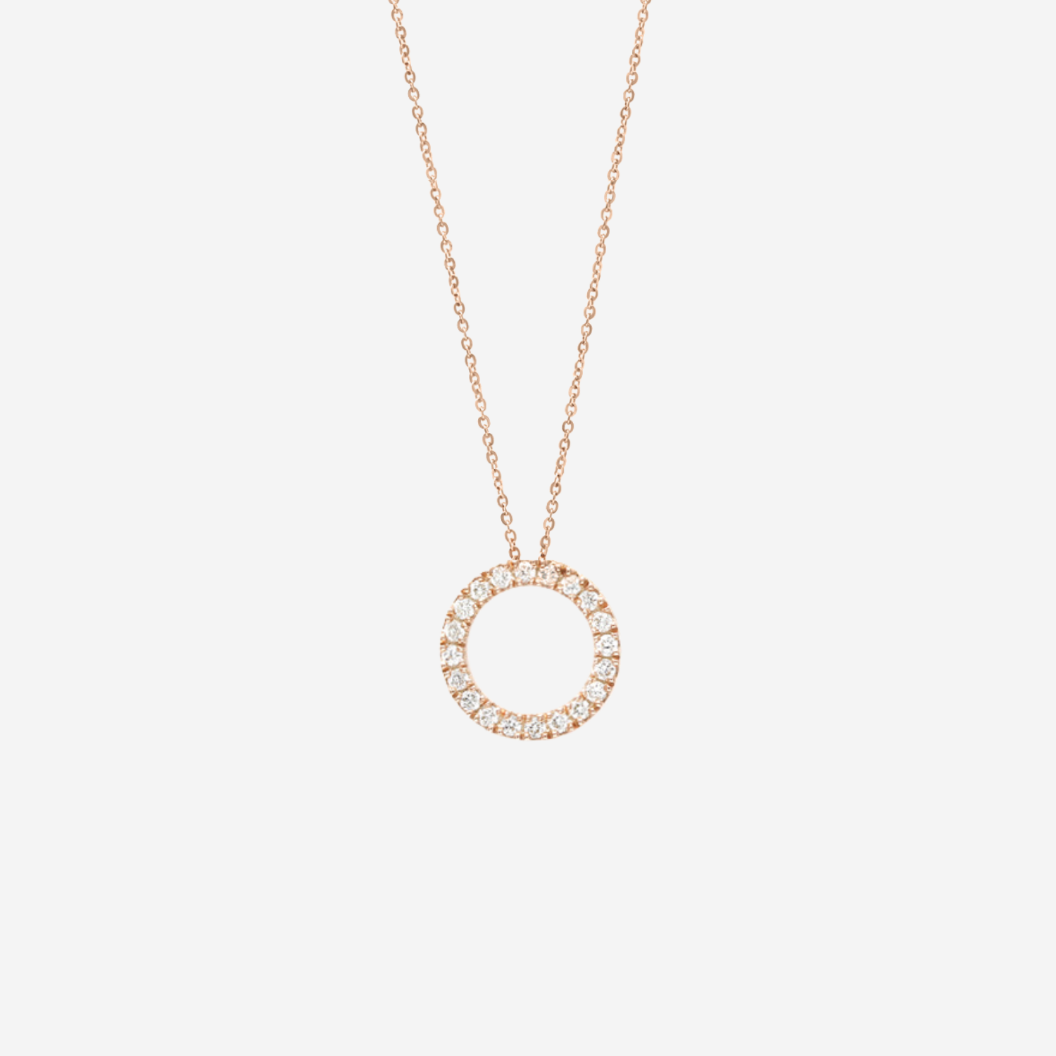 Diamond Circle of Life Necklace - 18ct Gold