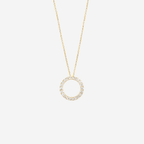 Diamond Circle of Life Necklace - 18ct Gold