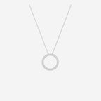 Diamond Channel Set Circle Of Life - 9ct Gold