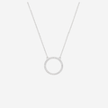 Diamond Claw Set Circle Of Life - 9ct Gold