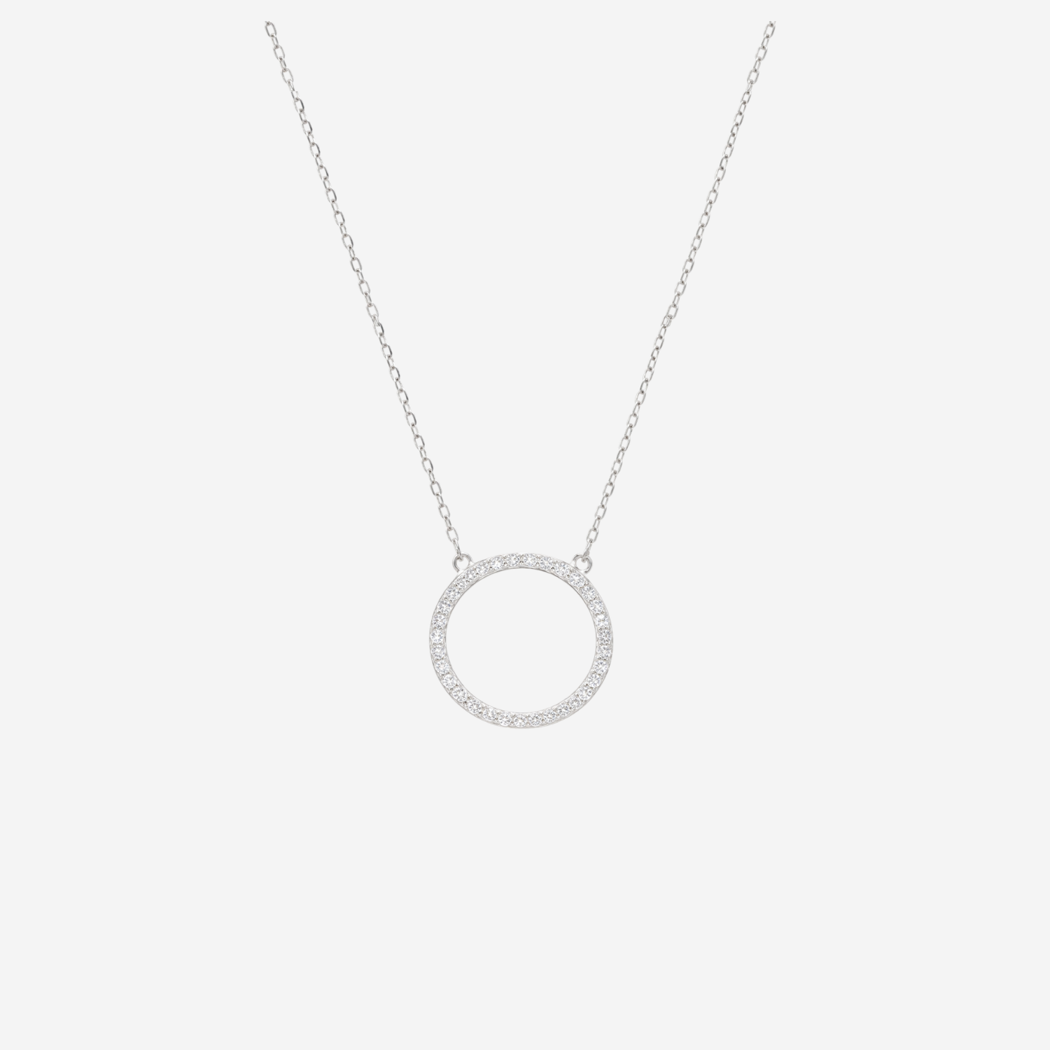 Diamond Claw Set Circle Of Life - 9ct Gold