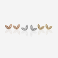 Winged Diamond Earrings - 18ct Gold
