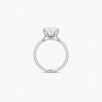3.08ct Oval Cut Lab Grown Diamond Ring - 9ct White Gold