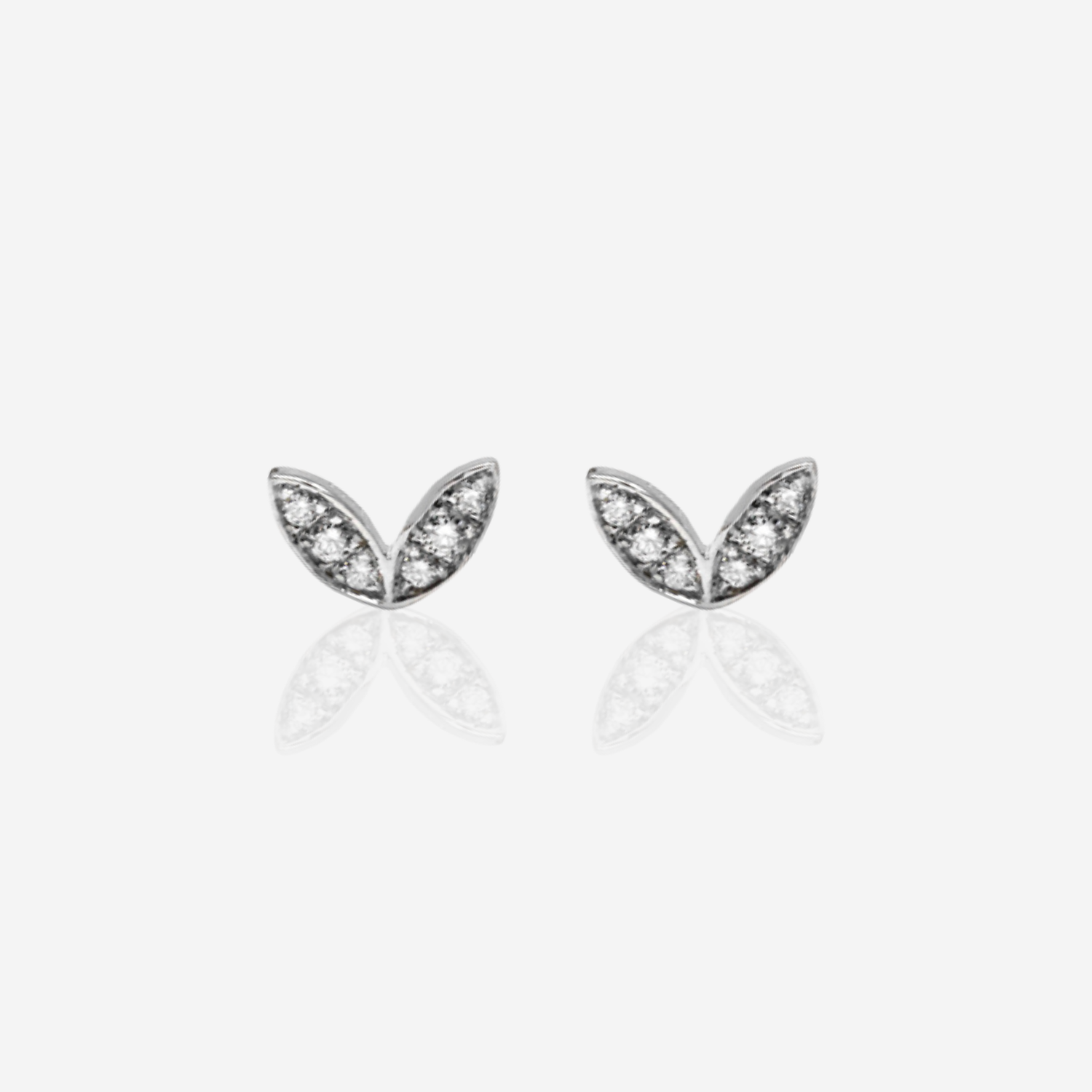 Winged Diamond Earrings - 18ct Gold