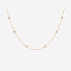 0.75ct Dainty Diamond Necklace - 18ct Gold