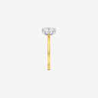 3.08ct Oval Cut Lab Grown Diamond Ring - 9ct Yellow Gold