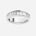 Baguette Cut Diamond Channel Set Wedding Band
