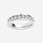 Brilliant Cut Diamond Channel Set Wedding Band