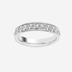 Brilliant Cut Diamond Claw Set Wedding Band