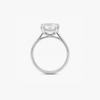 5.07ct Oval Cut Lab Grown Diamond Ring - Platinum