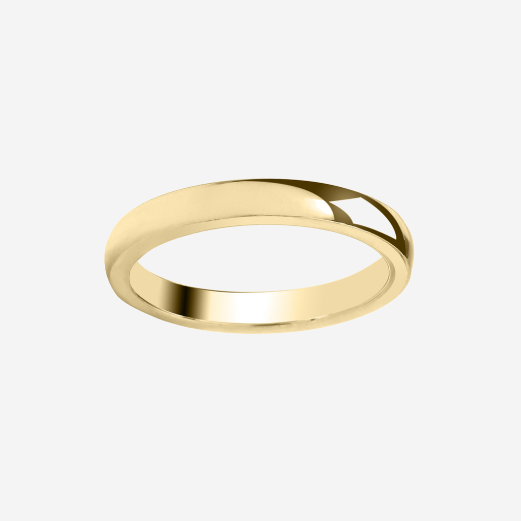 Classic Plain Smooth Wedding Band
