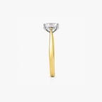1.00ct Oval Cut Lab Grown Diamond Ring - 9ct Yellow Gold