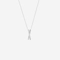 Diamond Kiss Pendant Necklace - 9ct Gold