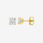 1.00ct Lab Grown Diamond Earrings - 9ct Yellow Gold