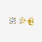 1.00ct Lab Grown Diamond Earrings - 9ct Yellow Gold