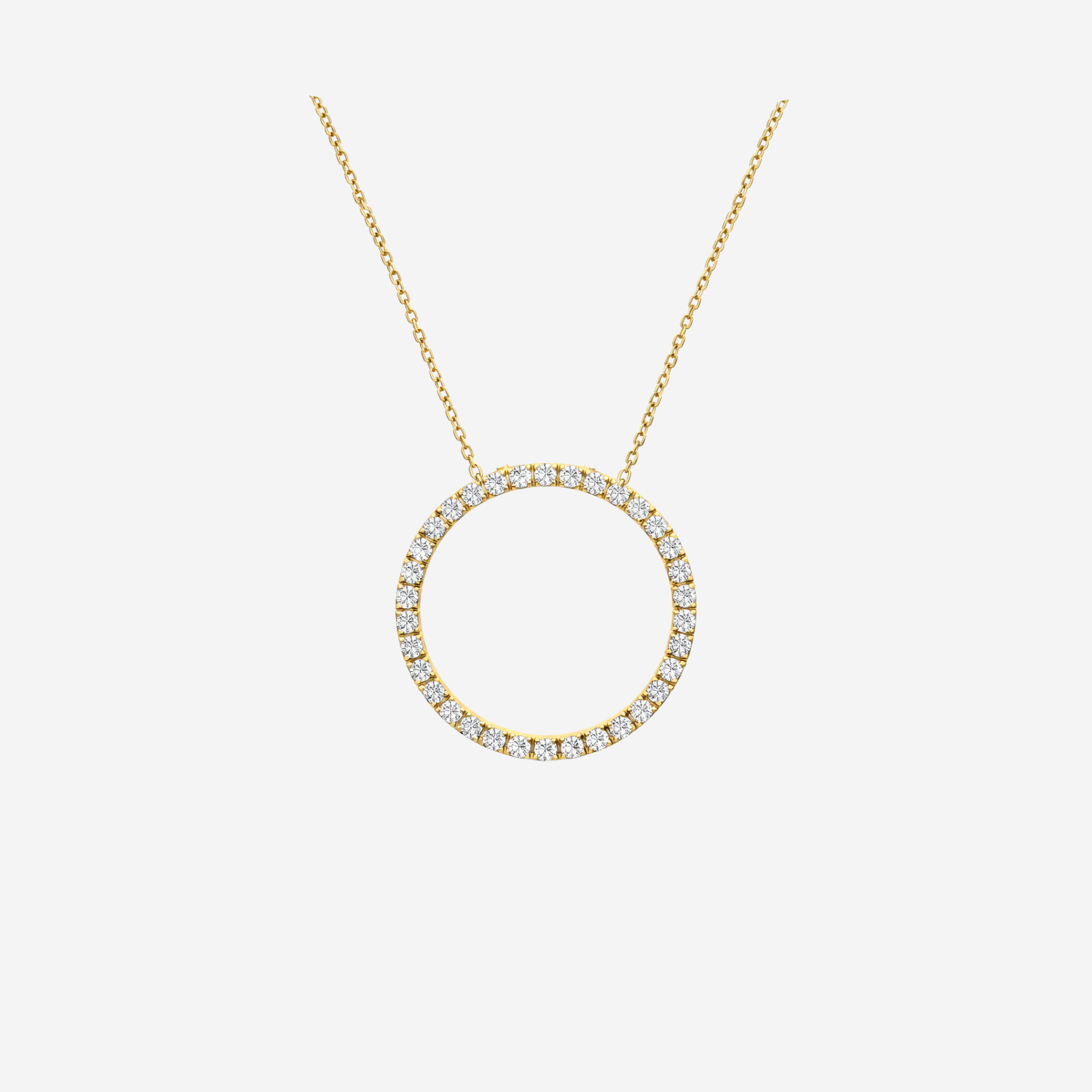 1.00ct Diamond Circle of Life Necklace - 18ct Gold