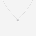0.50ct Round Cut Lab Grown Diamond Necklace - 9ct White Gold