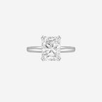 3.06ct Radiant Cut Lab Grown Diamond Ring - 9ct White Gold