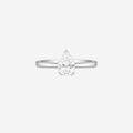 1.00ct Pear Cut Lab Grown Diamond Ring - 9ct White Gold