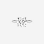 5.05ct Round Cut Lab Grown Diamond Ring - Platinum