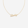 Classic Name Necklace - 18ct Gold