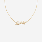Classic Name Necklace - 18ct Gold