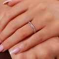 Baguette Cut Diamond Channel Set Wedding Band