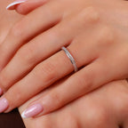 Baguette Cut Diamond Channel Set Wedding Band