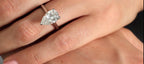 2.26ct Pear Cut Lab Grown Diamond Ring - 9ct White Gold