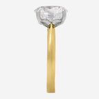 5.05ct Round Cut Lab Grown Diamond Ring - 18ct Yellow Gold
