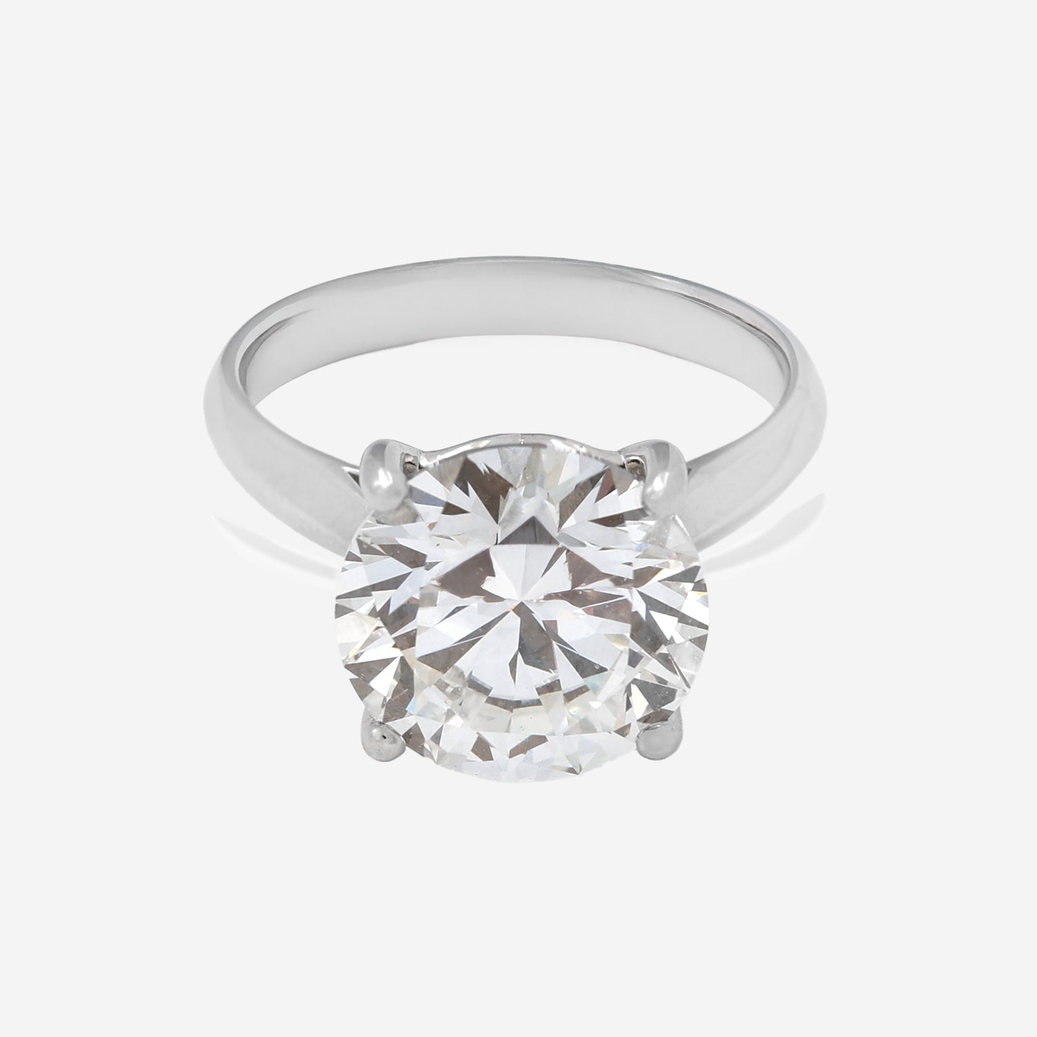 3.08ct Round Cut Lab Grown Diamond Ring - 9ct White Gold
