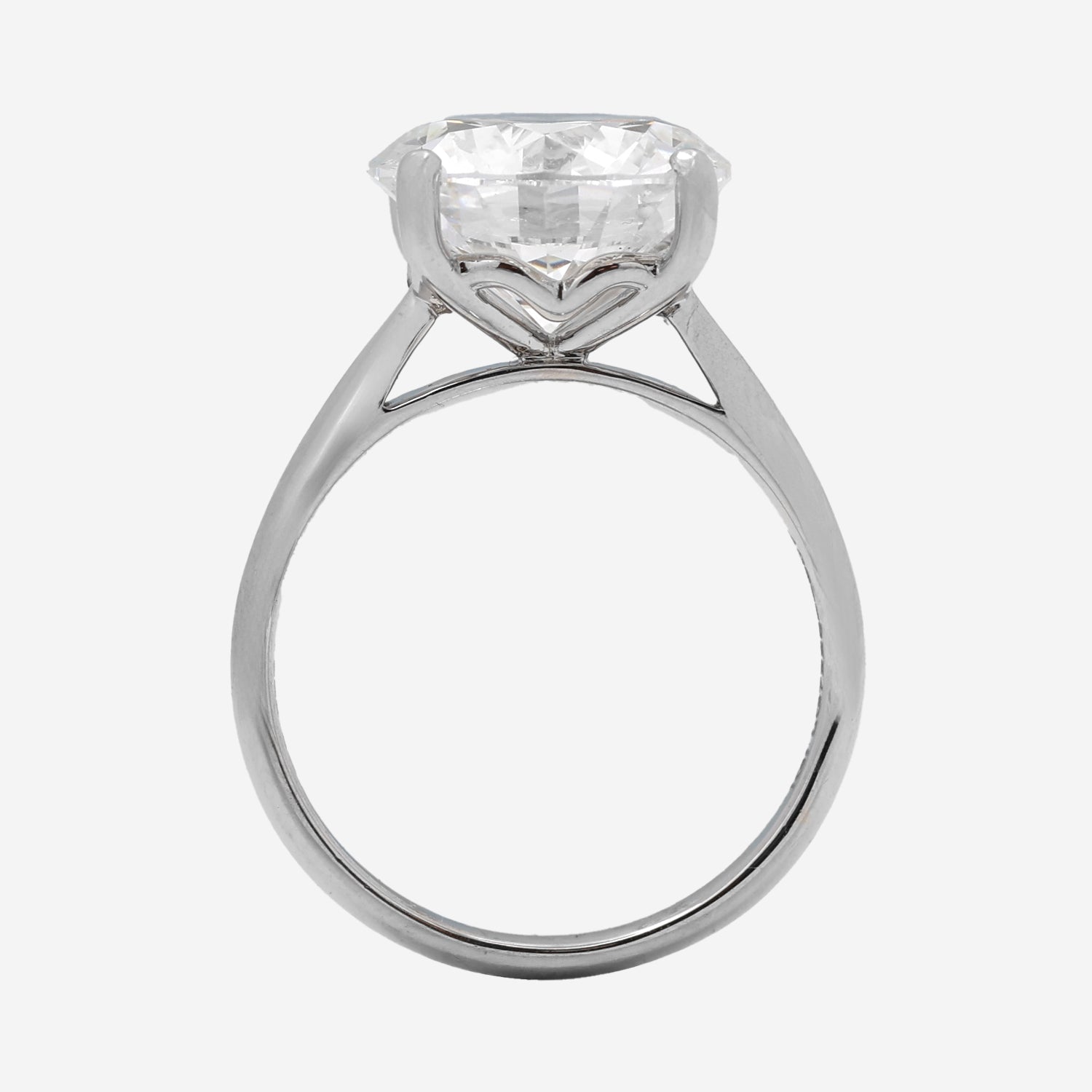 3.08ct Round Cut Lab Grown Diamond Ring - 9ct White Gold