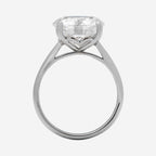 5.05ct Round Cut Lab Grown Diamond Ring - Platinum