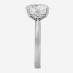5.05ct Round Cut Lab Grown Diamond Ring - Platinum