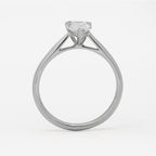 3.09ct Pear Cut Lab Grown Diamond Ring - 9ct White Gold