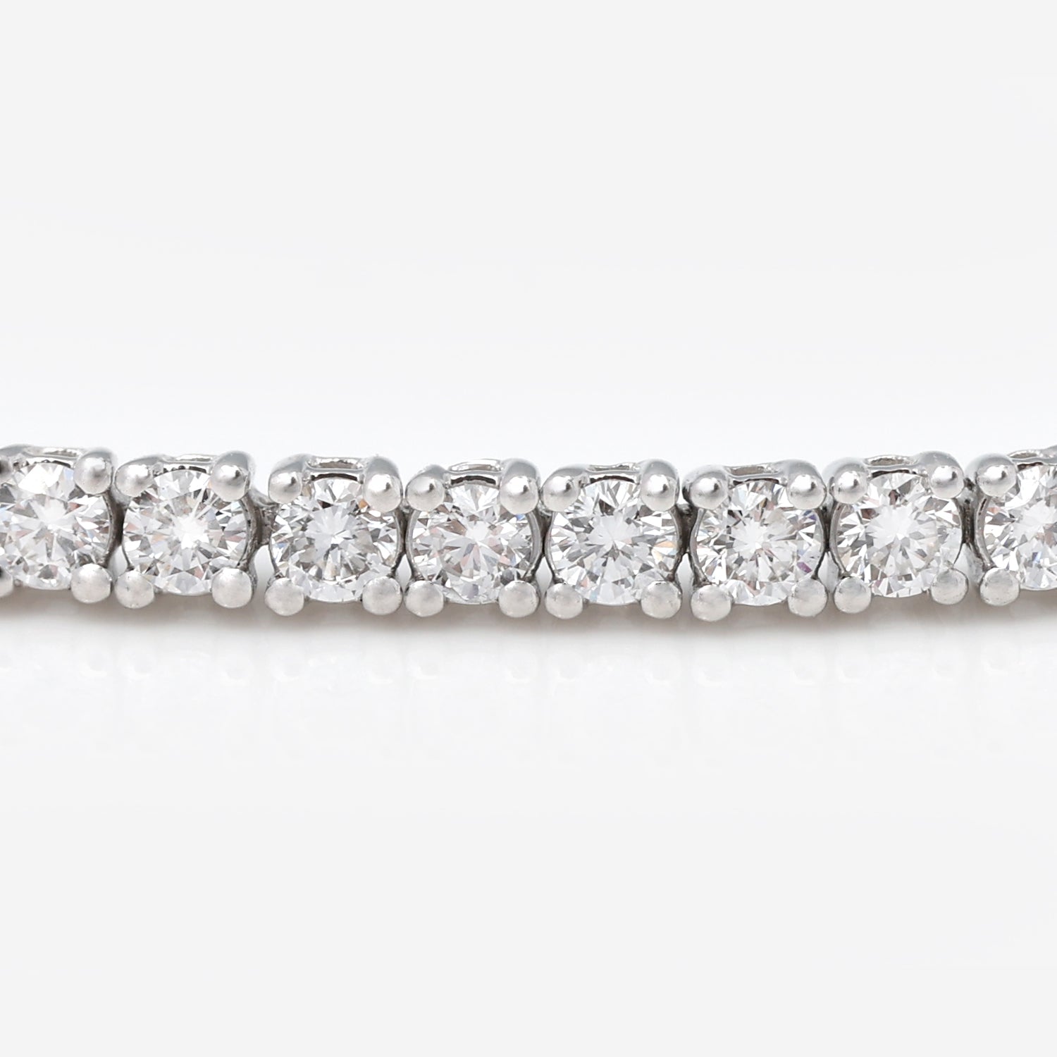 3.00ct Lab Grown Tennis Bracelet - 9ct White Gold