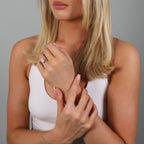 3.08ct Oval Cut Lab Grown Diamond Ring - 9ct Yellow Gold