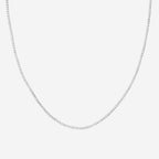 5.00ct Round Lab Grown Diamond Tennis Necklace - 9ct White Gold