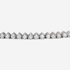 5.00ct Round Lab Grown Diamond Tennis Necklace - 9ct White Gold