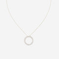 1.00ct Lab Grown Circle of Life Necklace - 9ct Yellow Gold
