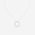 1.00ct Lab Grown Circle of Life Necklace - 9ct White Gold