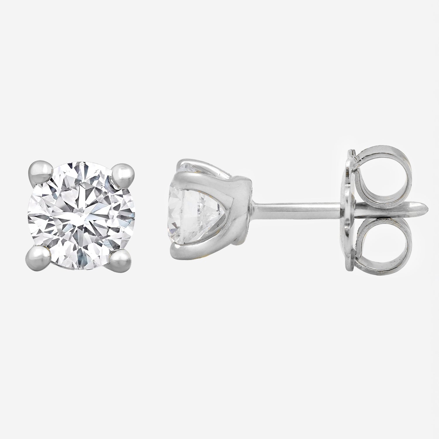1.00ct Lab Grown Diamond Earrings - 9ct White Gold