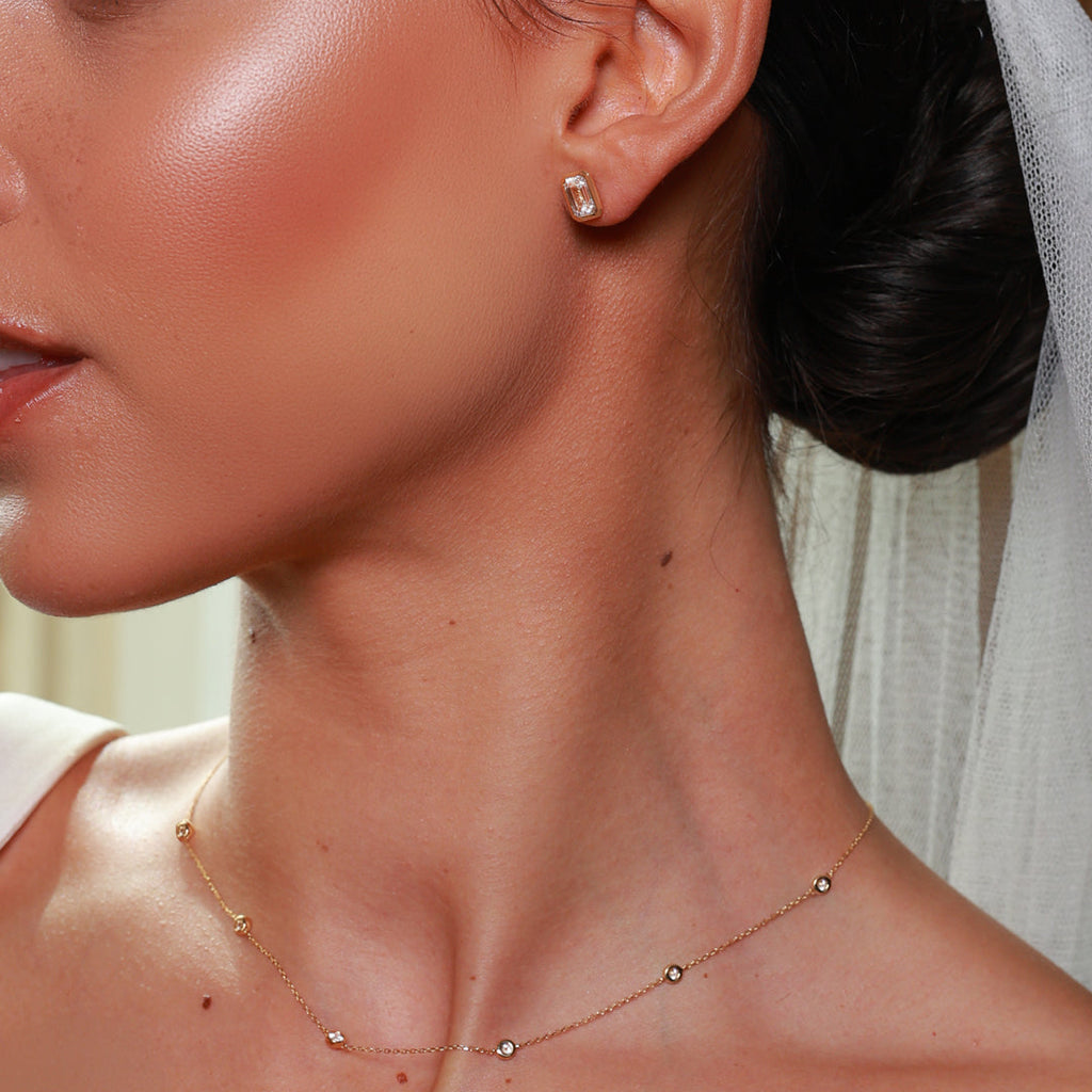 0.75ct Dainty Diamond Necklace - 18ct Gold