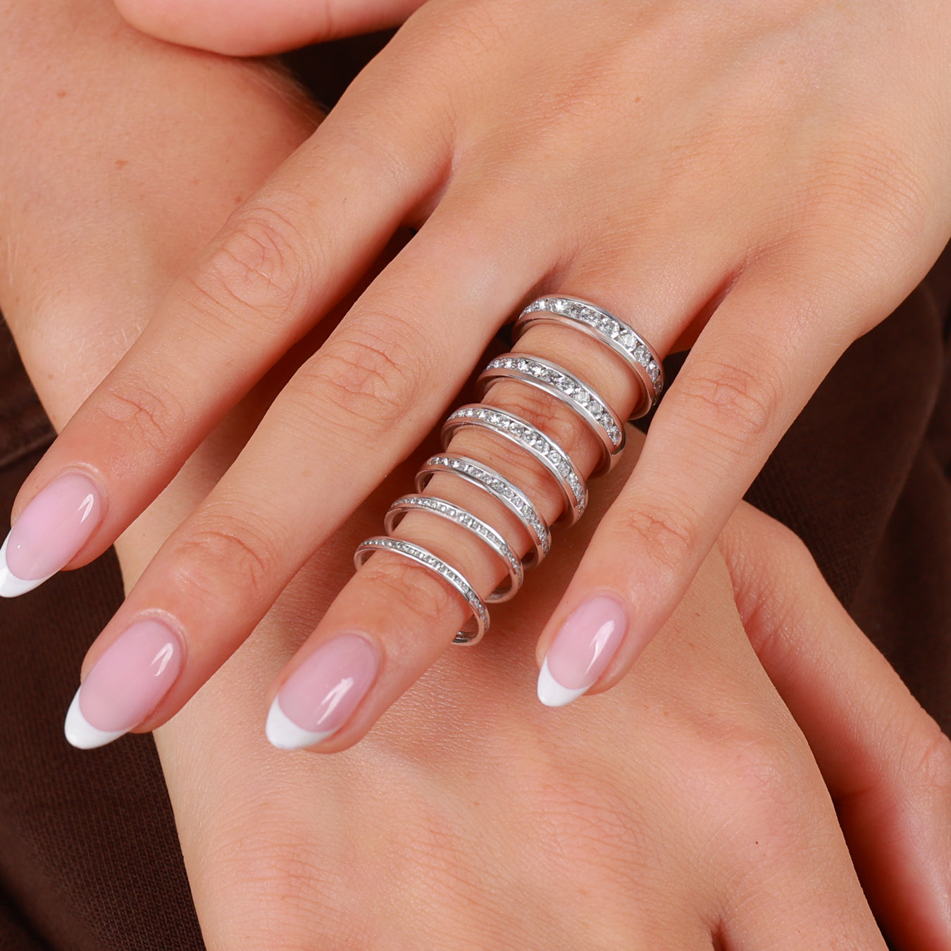 Brilliant Cut Diamond Channel Set Wedding Band