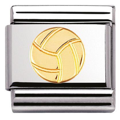 030106/11 Classic s/steel,bonded yellow gold Volley ball - SayItWithDiamonds.com