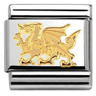 030112/31 Classic S/steel,bonded yellow gold Dragon - SayItWithDiamonds.com