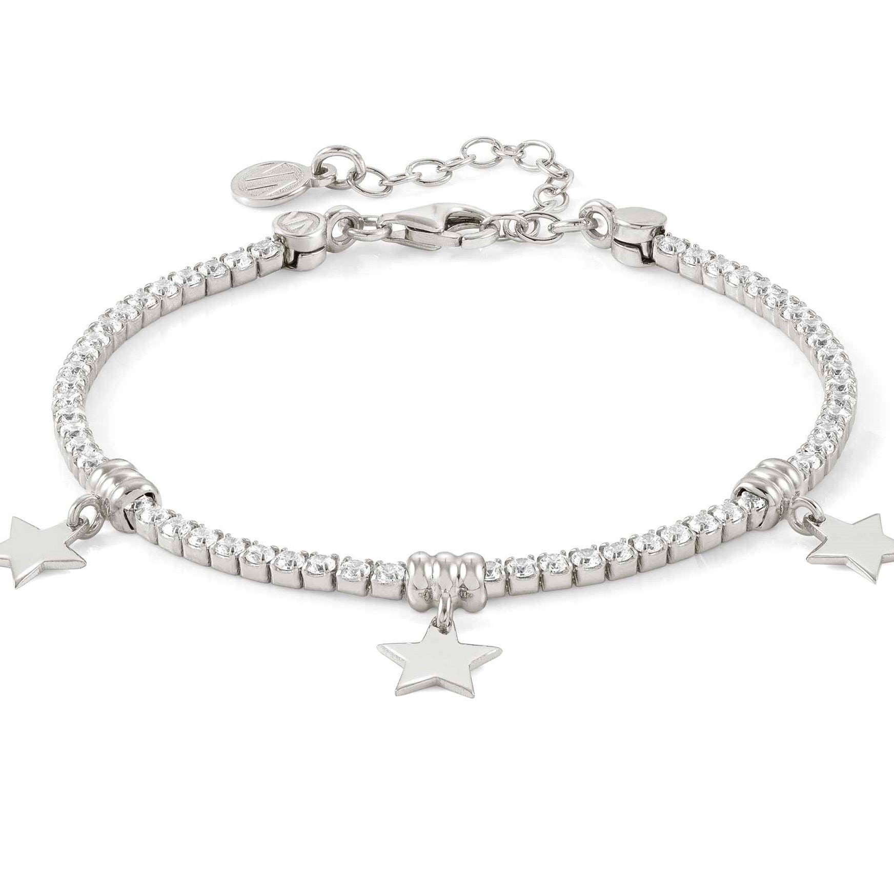 148600/015 CHIC&CHARM bracelet, 925 silver & CZ Silver Star - SayItWithDiamonds.com