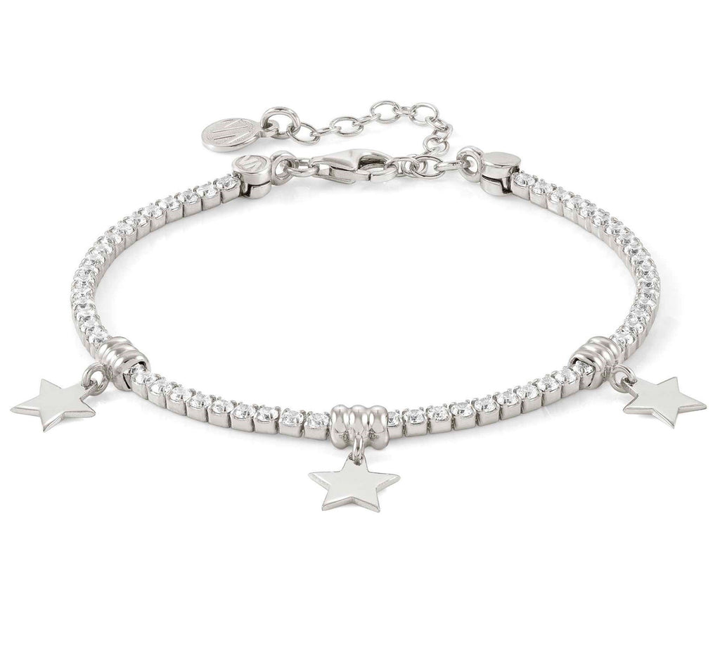 148600/015 CHIC&CHARM bracelet, 925 silver & CZ Silver Star - SayItWithDiamonds.com